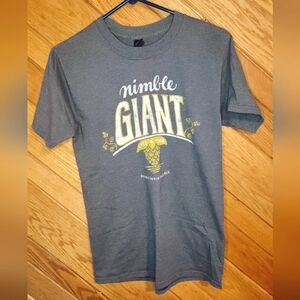 Hanes Troegs Double India Pale Ale Nimble Giant Once A Year Gray Small Tshirt